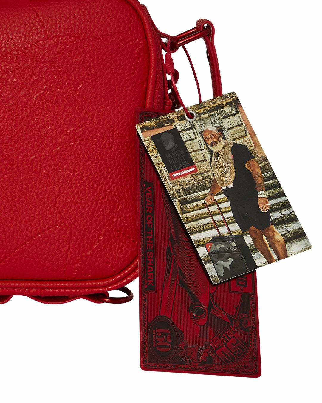 JAMES FIRST CLASS RUBY RED CROSSBODY