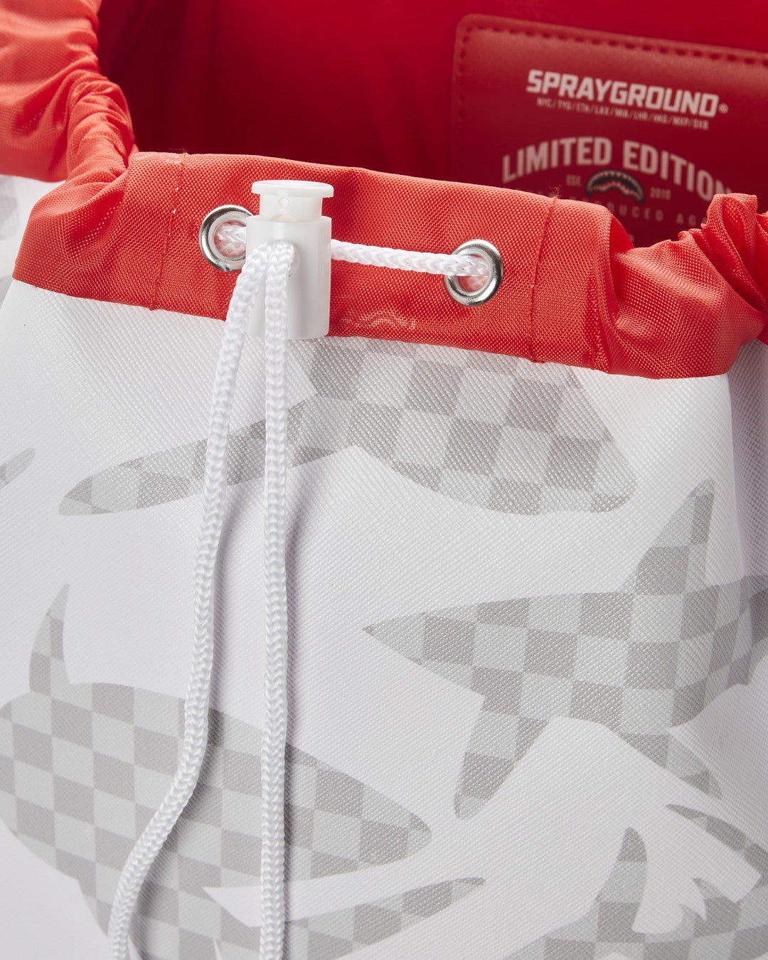 SHARK CHECK (WHITE) HILLS BACKPACK