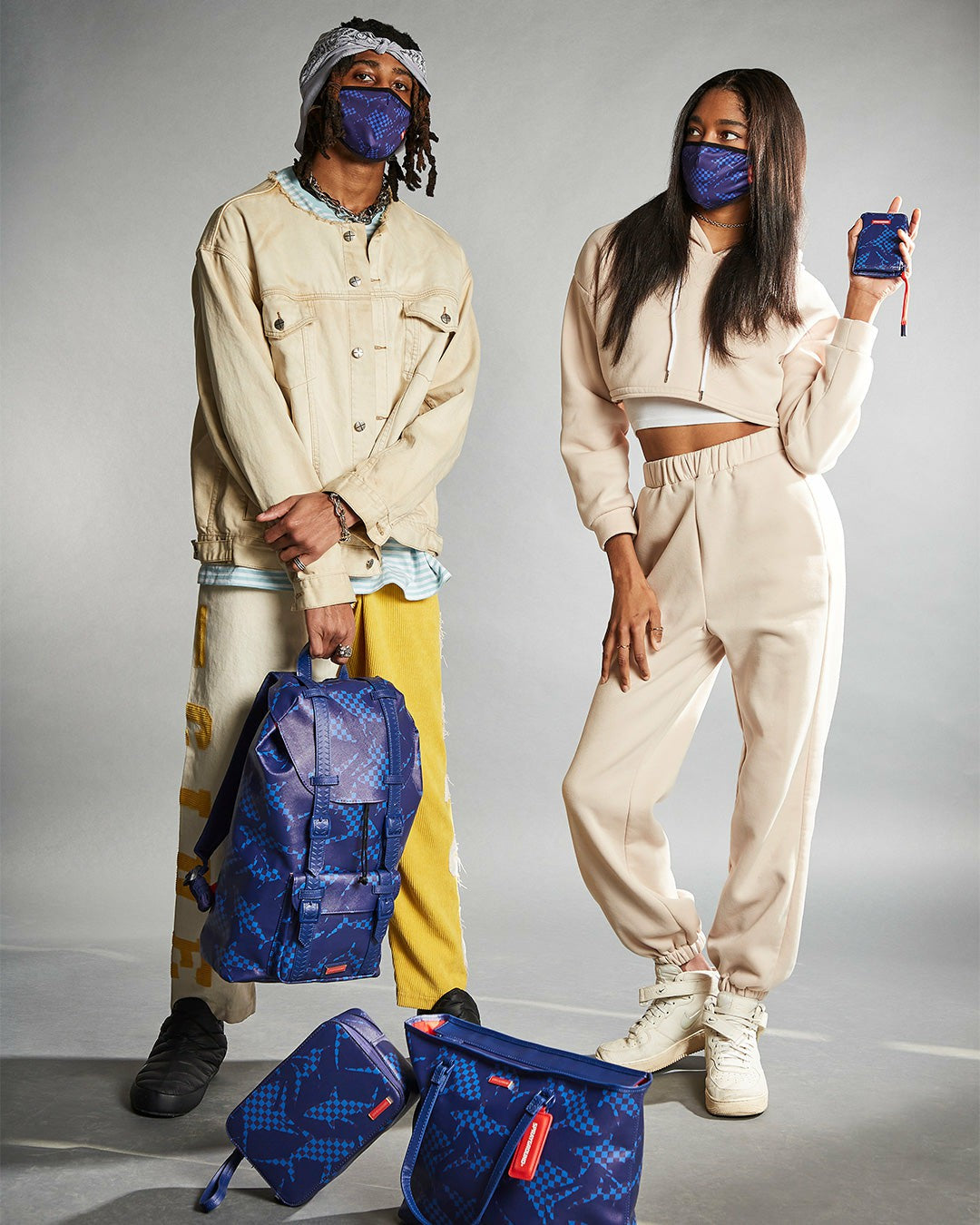 SHARK CHECK (BLUE) HILLS BACKPACK