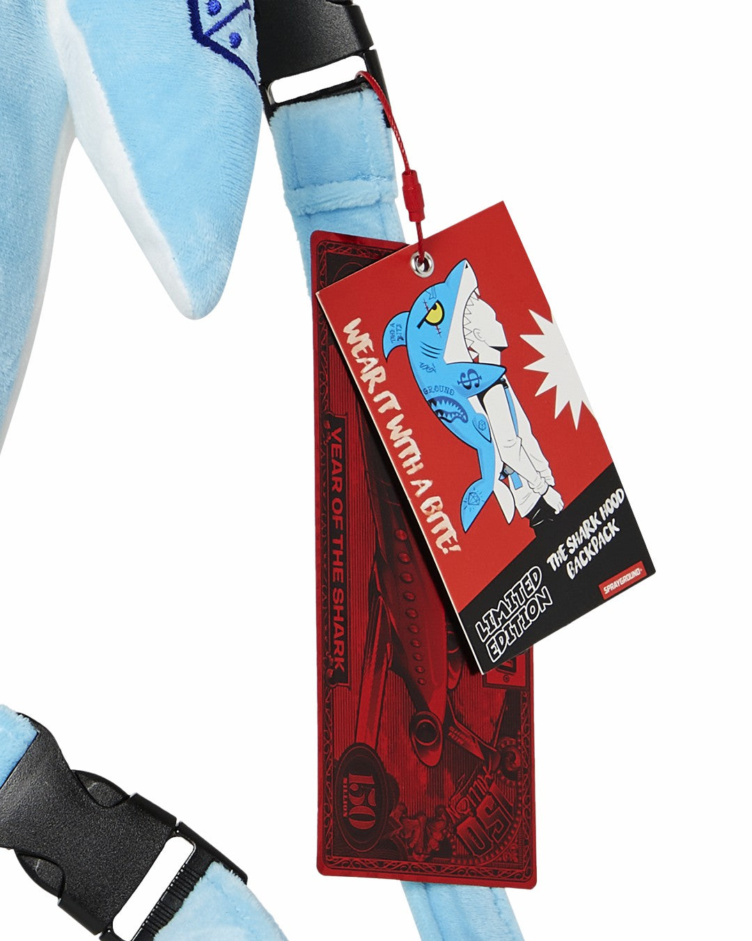 STUFFED SAVAGE HOODY BACKPACK SHARK