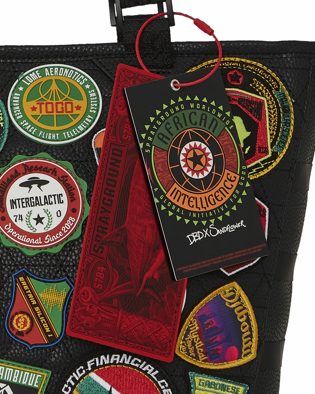 A.I. THE 54 (PATCHES OF AFRICA) CARGO TOTE