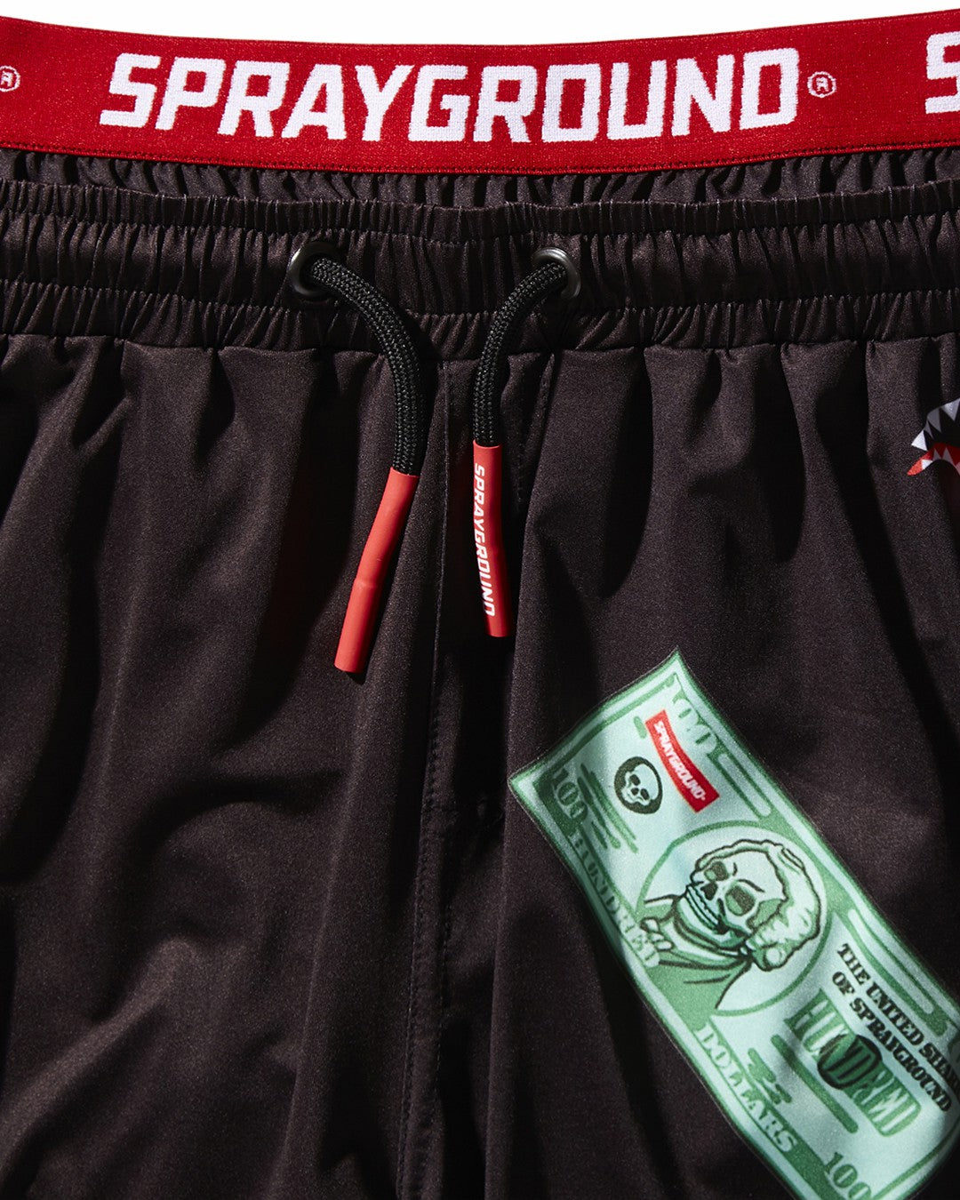 PATCH ALL-IN CORTO SWIM TRUNKS (BLACK)