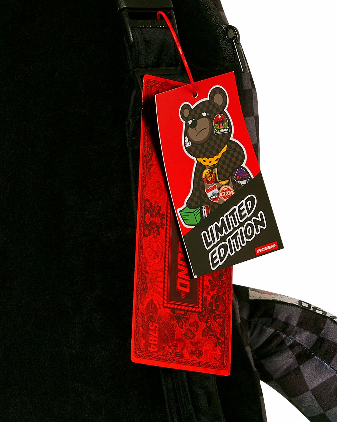 GLOBAL MOGUL UNLIMITED MILES MONEYBEAR TEDDYBEAR BACKPACK
