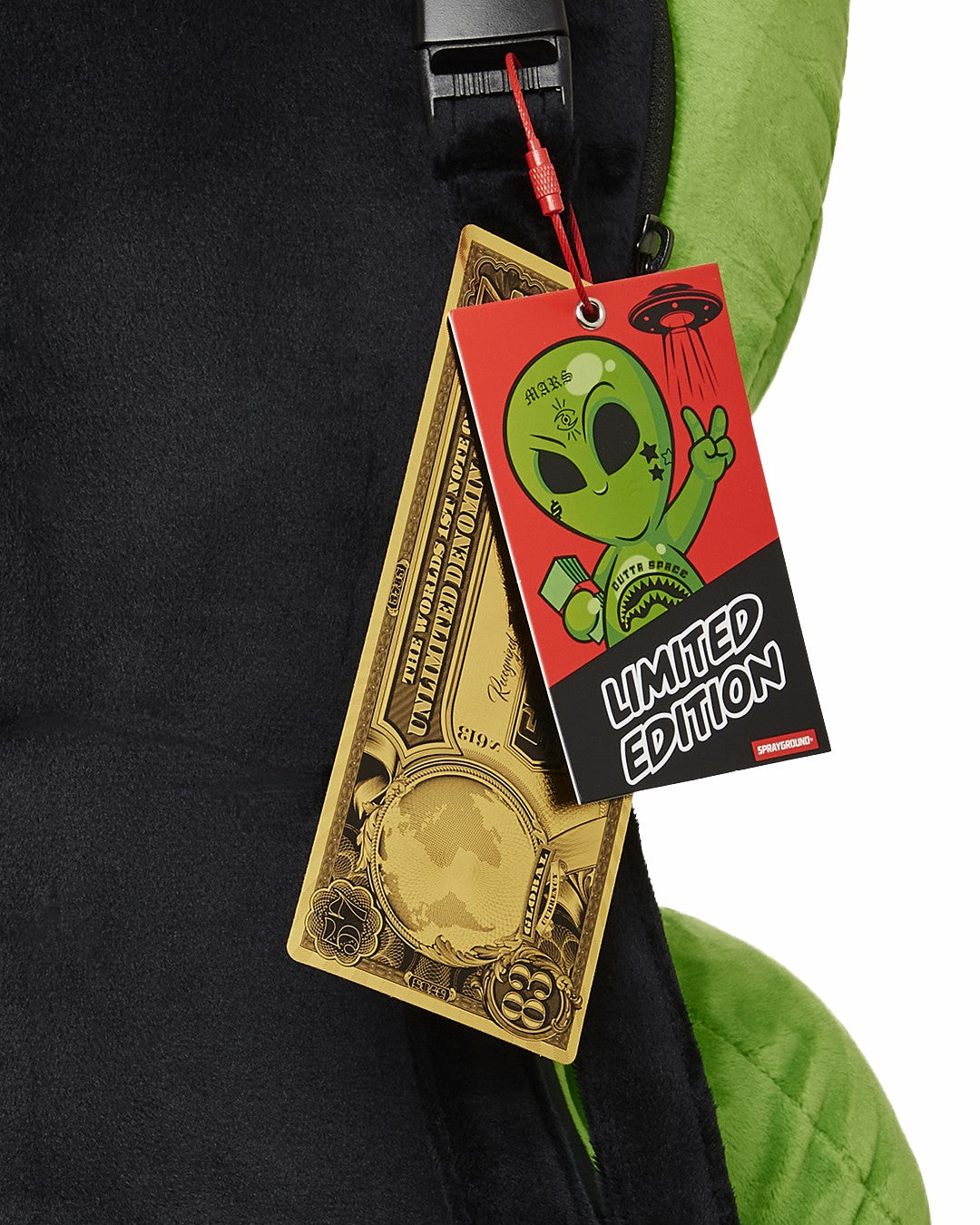 ALIEN PLUSH BACKPACK
