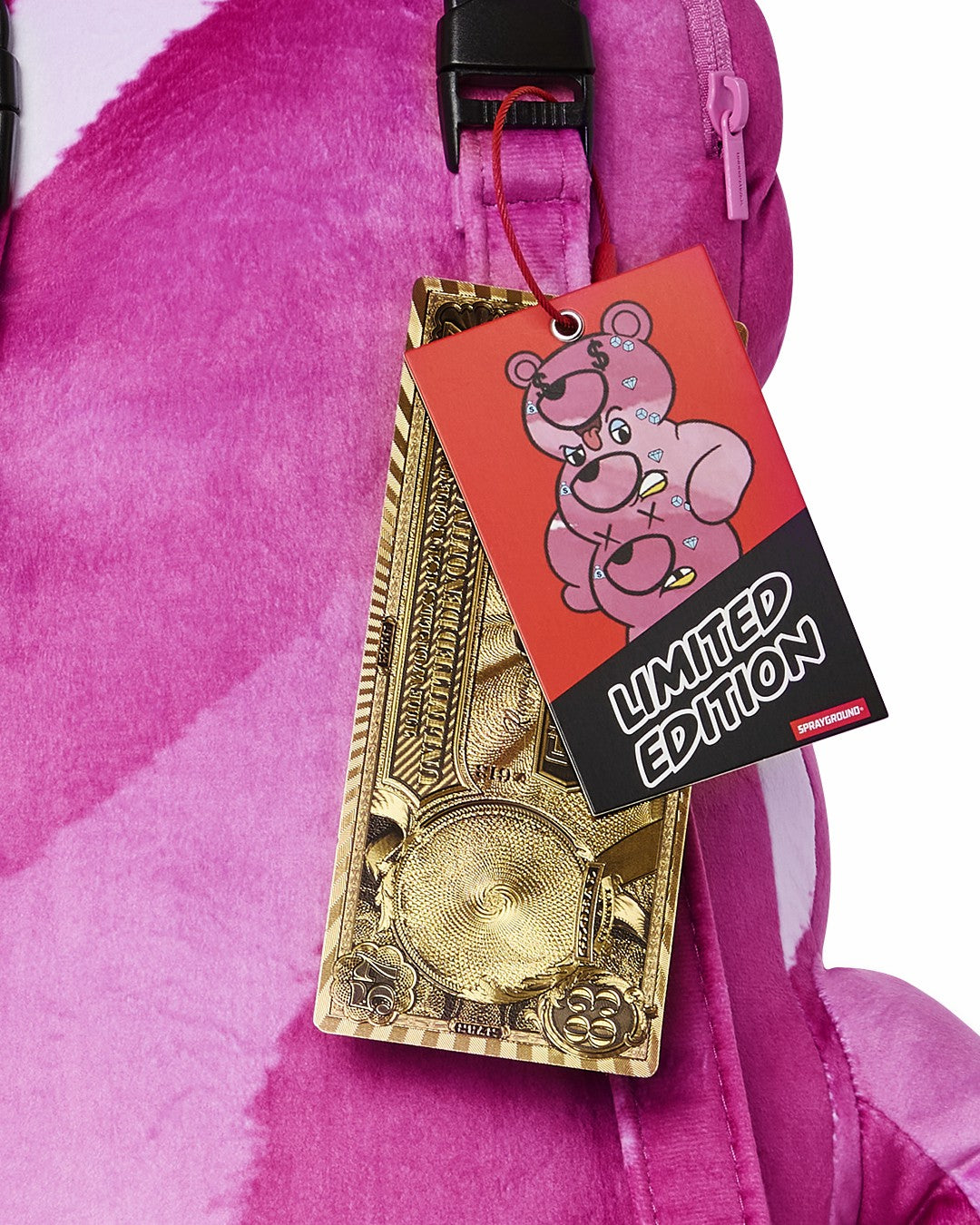 THE 3 HEADED BEAR PLUSH TEDDYBEAR BACKPACK