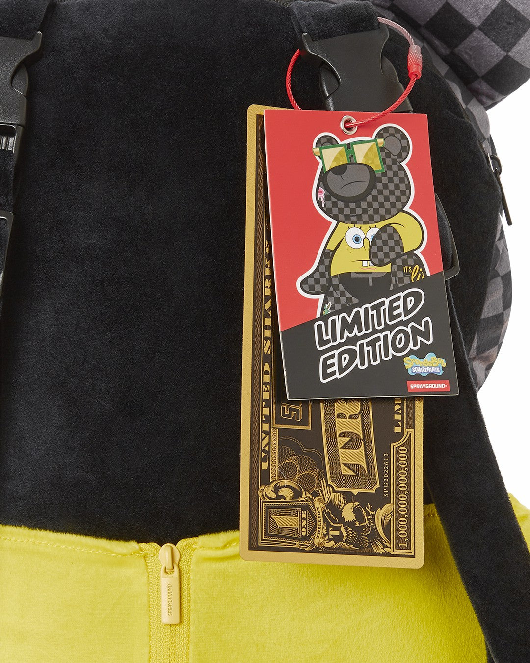 SPONGEBOB MONEYBEAR TEDDYBEAR BACKPACK