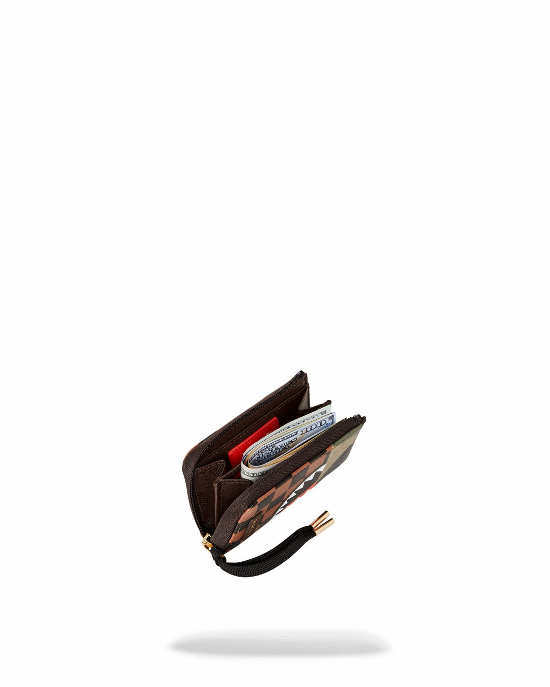 EXTERIOR GOLD ZIP POCKET SHARKS IN PARIS WALLET