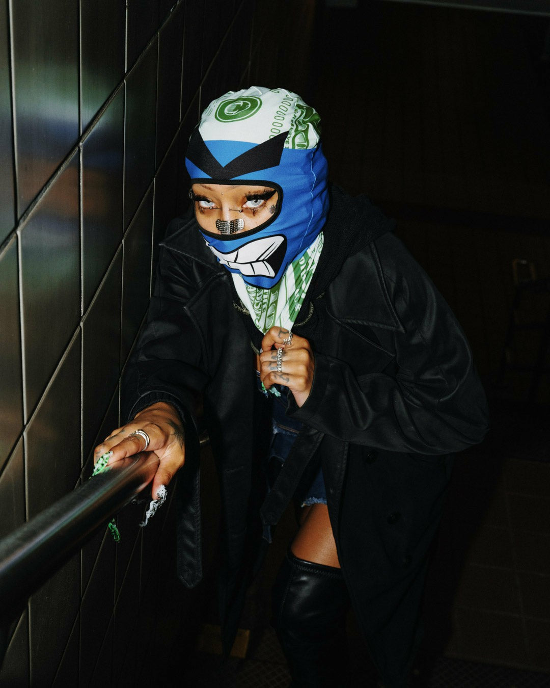 MONEY BOY SKI MASK (BLUE)