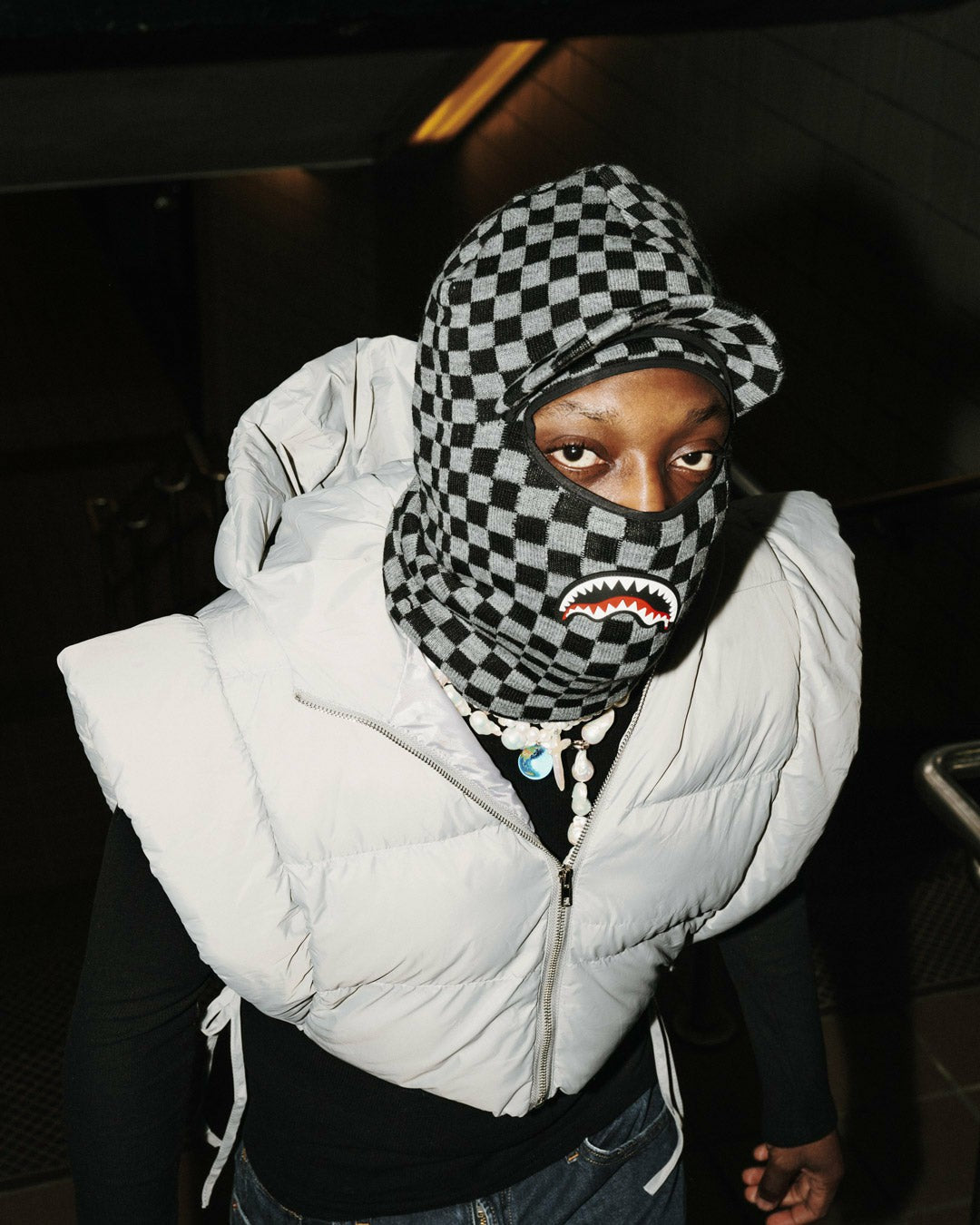 SHARK BITE VISOR SKI MASK