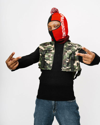 SPLIT POM SKI MASK
