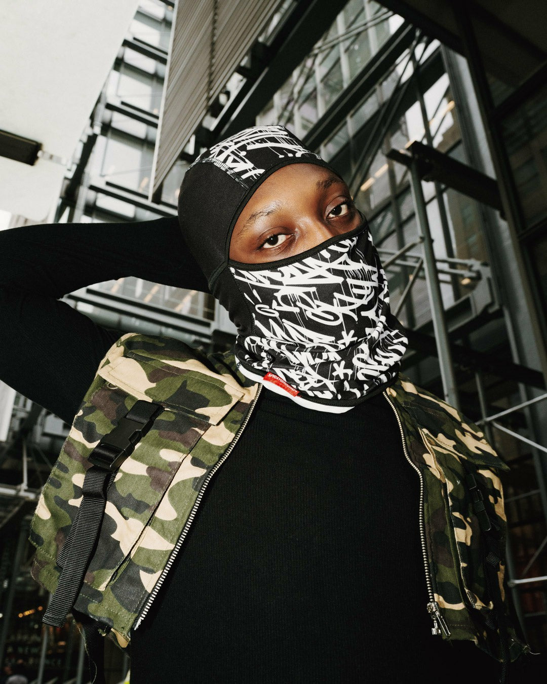 MIDNIGHT DESIGNER SKI MASK