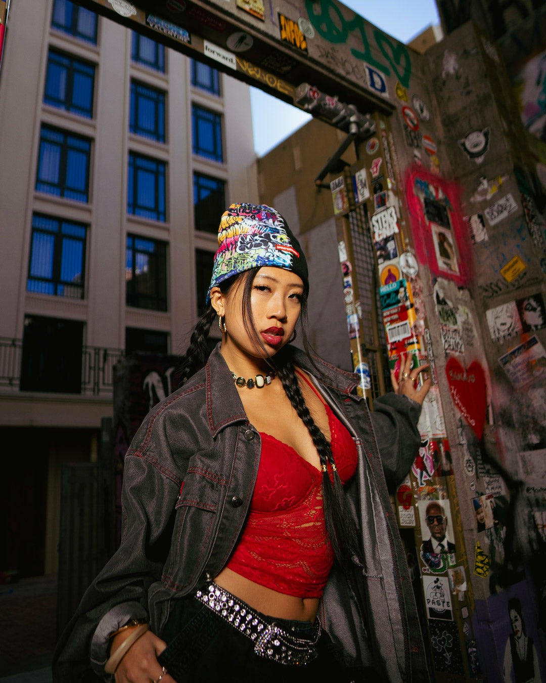 SPLIT GRAFF BEANIE
