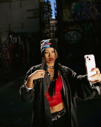 SPLIT GRAFF BEANIE