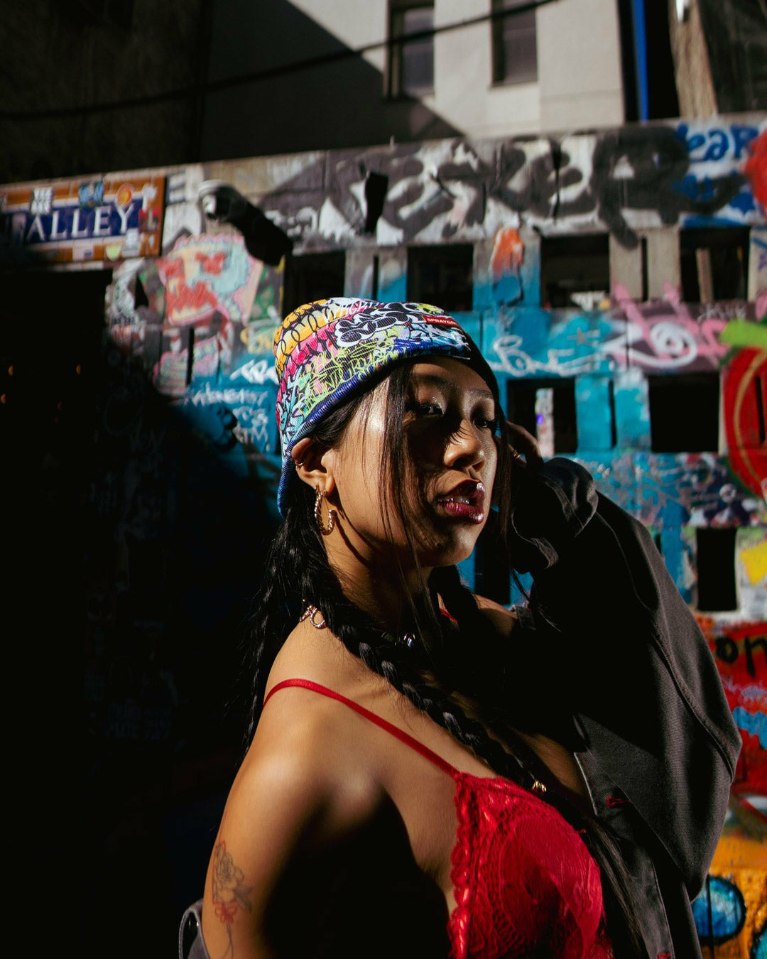 SPLIT GRAFF BEANIE