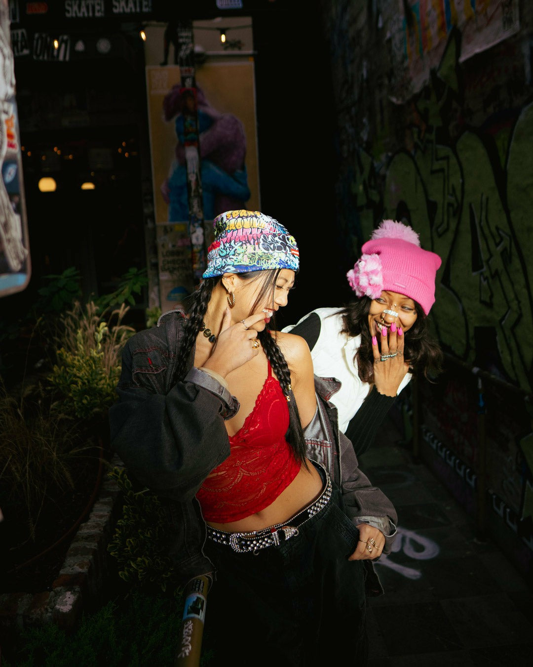 SPLIT GRAFF BEANIE