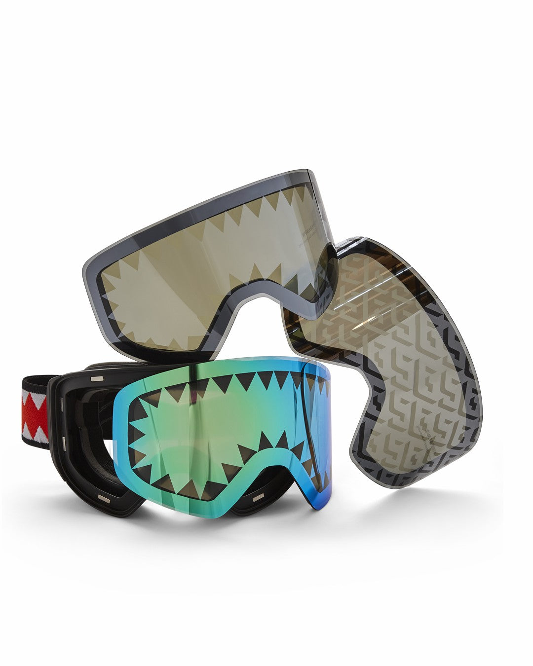 SKY HIGH SEEKERS ARCTIC SKI GOGGLES (3 INTERCHANGEABLE LENSES)
