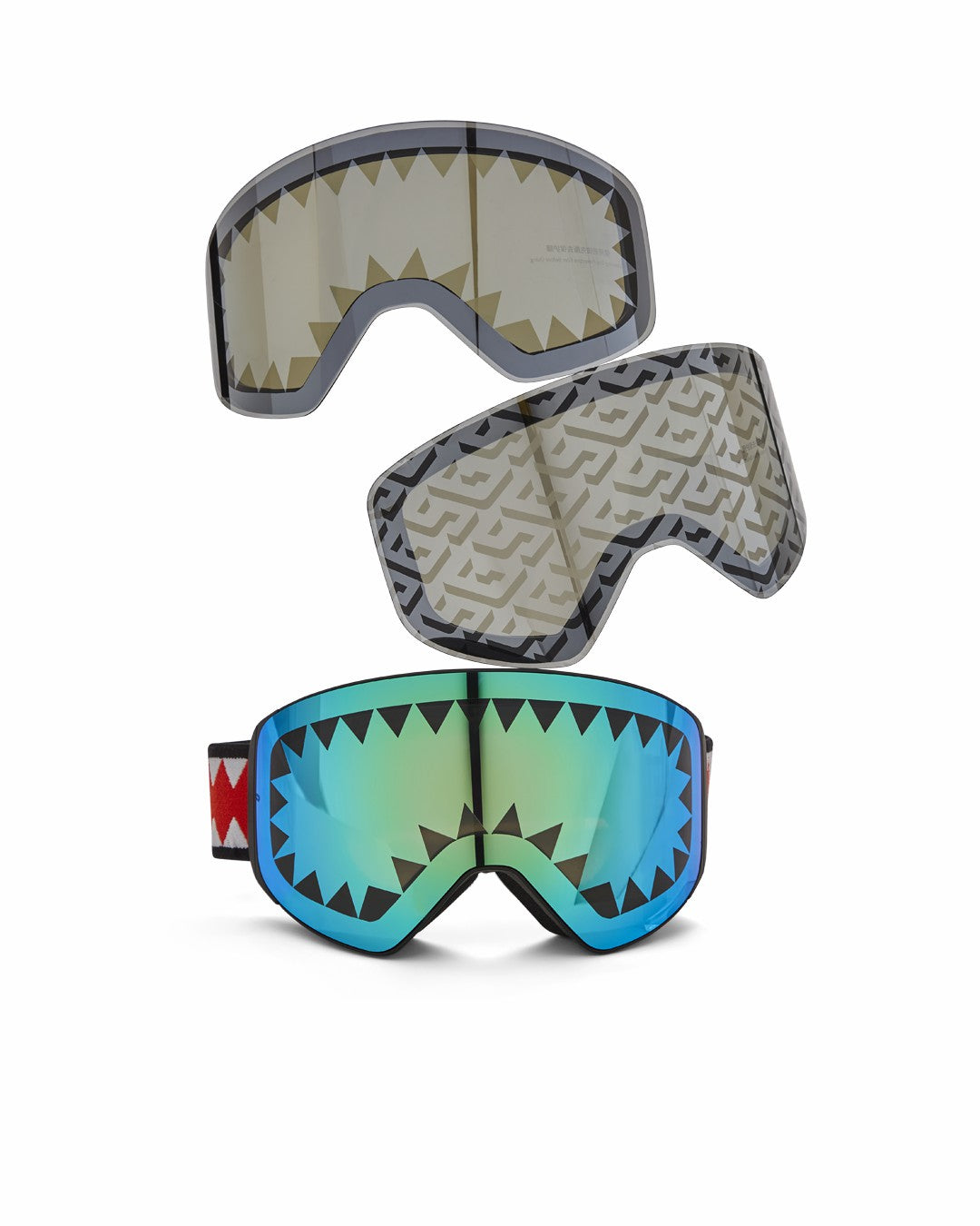 SKY HIGH SEEKERS ARCTIC SKI GOGGLES (3 INTERCHANGEABLE LENSES)