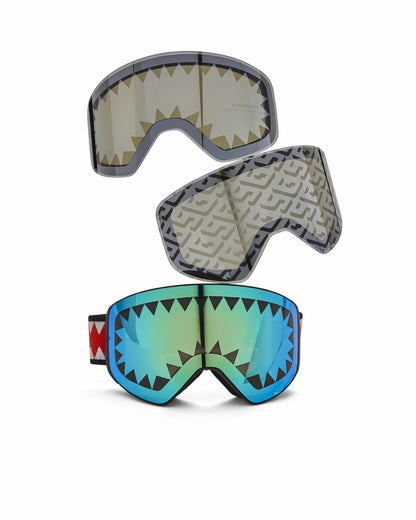 SKY HIGH SEEKERS ARCTIC SKI GOGGLES (3 INTERCHANGEABLE LENSES)
