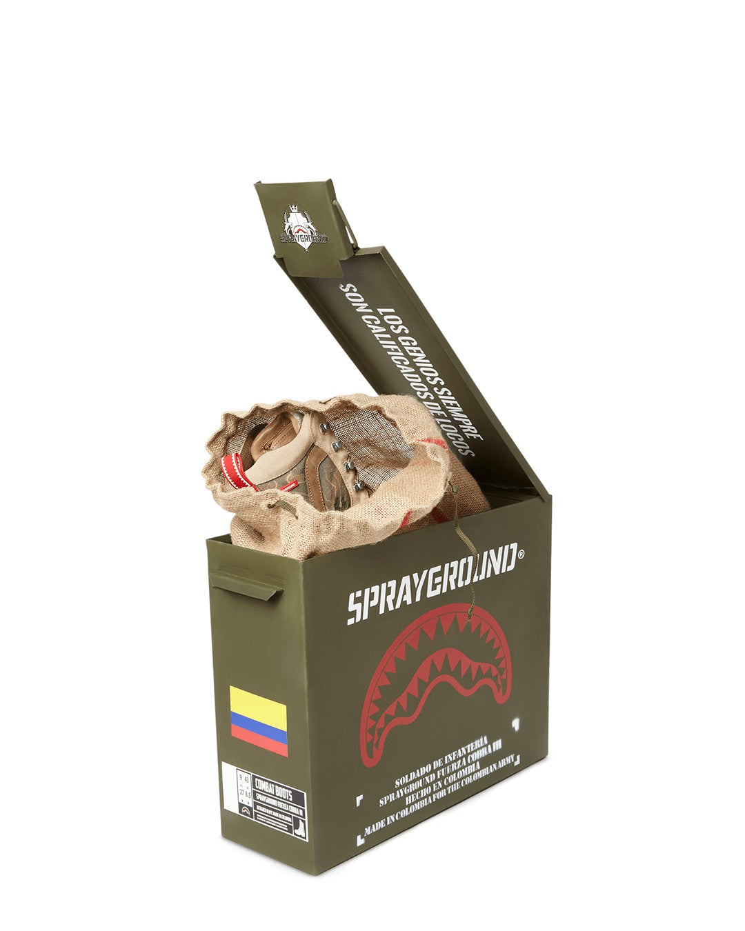 CAMO TERRAIN FUERZA COBRA PARATROOPER BOOTS - MADE IN COLOMBIA NUMBERE