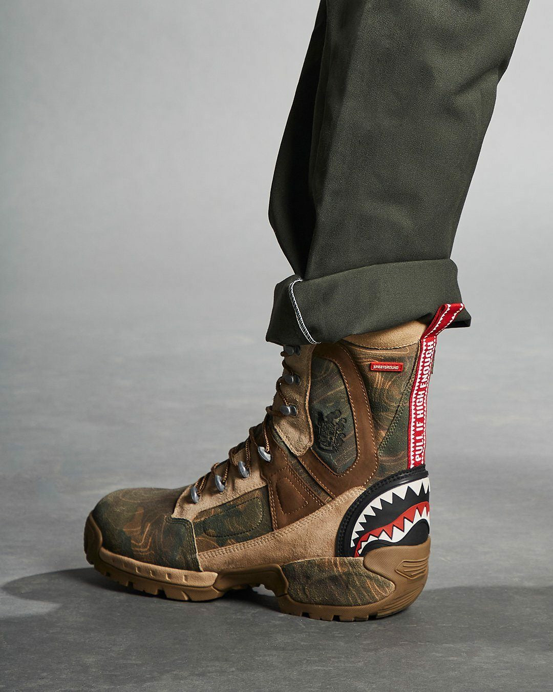 CAMO TERRAIN FUERZA COBRA PARATROOPER BOOTS - MADE IN COLOMBIA NUMBERE