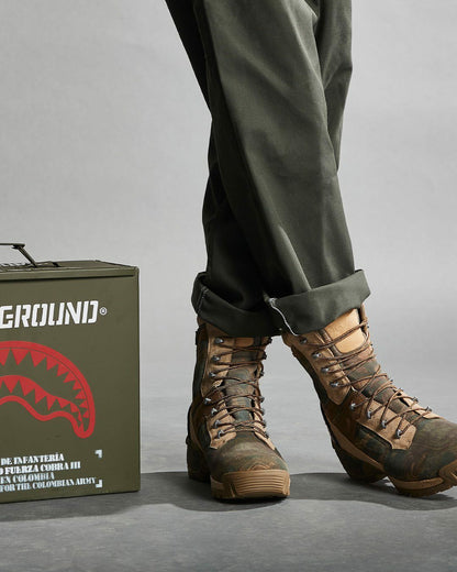 CAMO TERRAIN FUERZA COBRA PARATROOPER BOOTS - MADE IN COLOMBIA NUMBERE