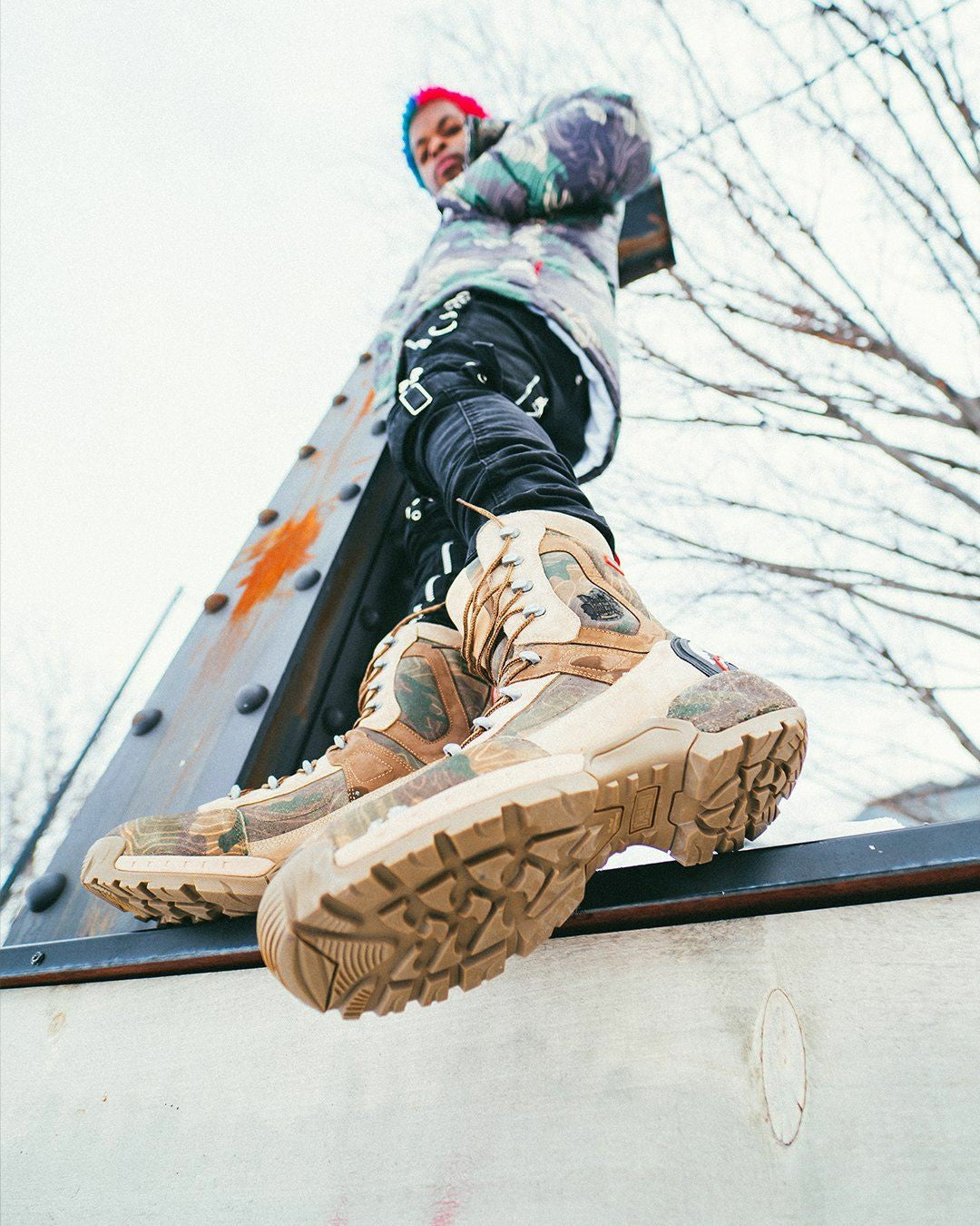 CAMO TERRAIN FUERZA COBRA PARATROOPER BOOTS - MADE IN COLOMBIA NUMBERE