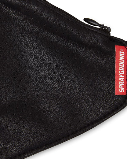 DAMAGE CONTROL STASH POCKET VEGAN LEATHER FACE MASK
