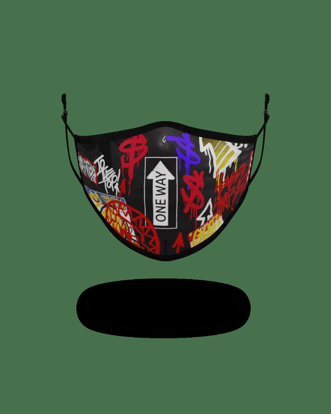 ADULT ONE WAY FORM-FITTING FACE MASK