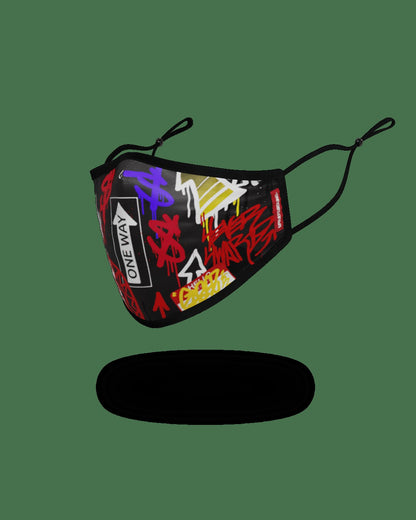 ADULT ONE WAY FORM-FITTING FACE MASK