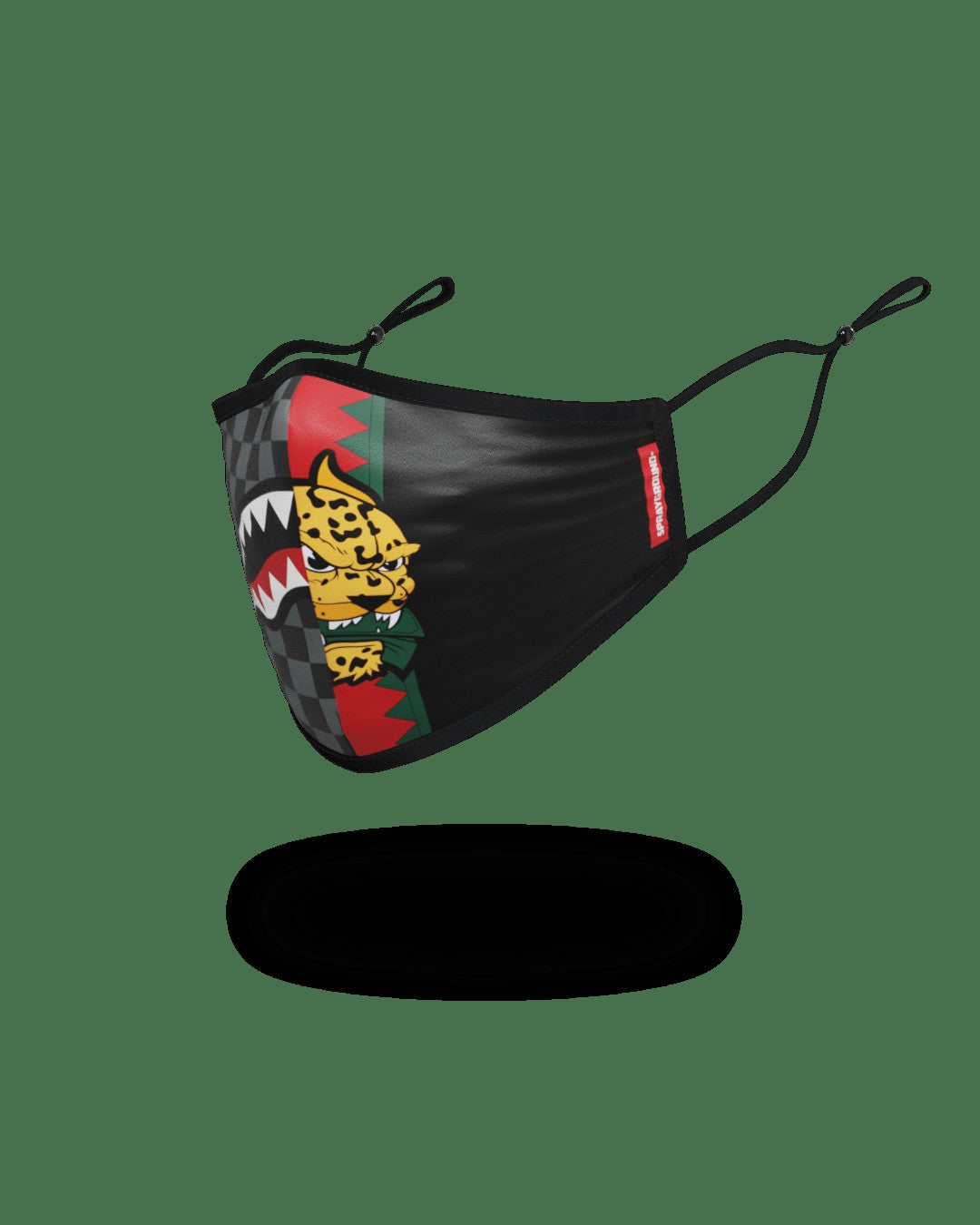 ADULT SPUCCI SPLIT FORM-FITTING FACE MASK