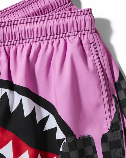 OCEAN DRIP CHECK SWIM SHORT