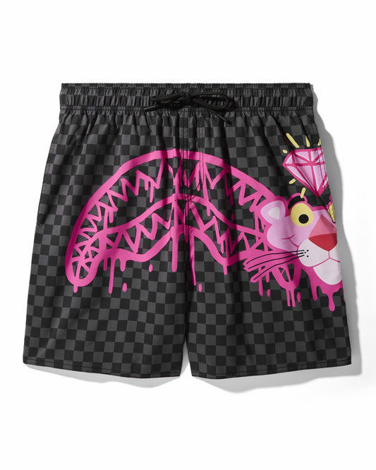 PINK PANTHER DIAMOND SHARK SWIM SHORTS