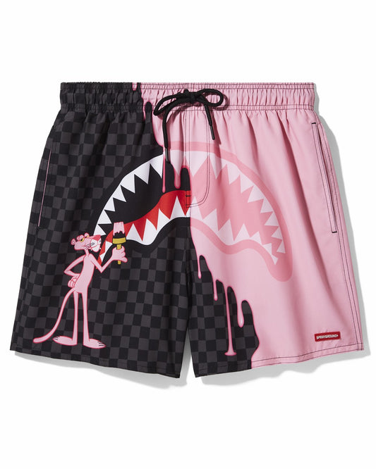 PINK PANTHER PINK PAINTER SWIM SHORTS