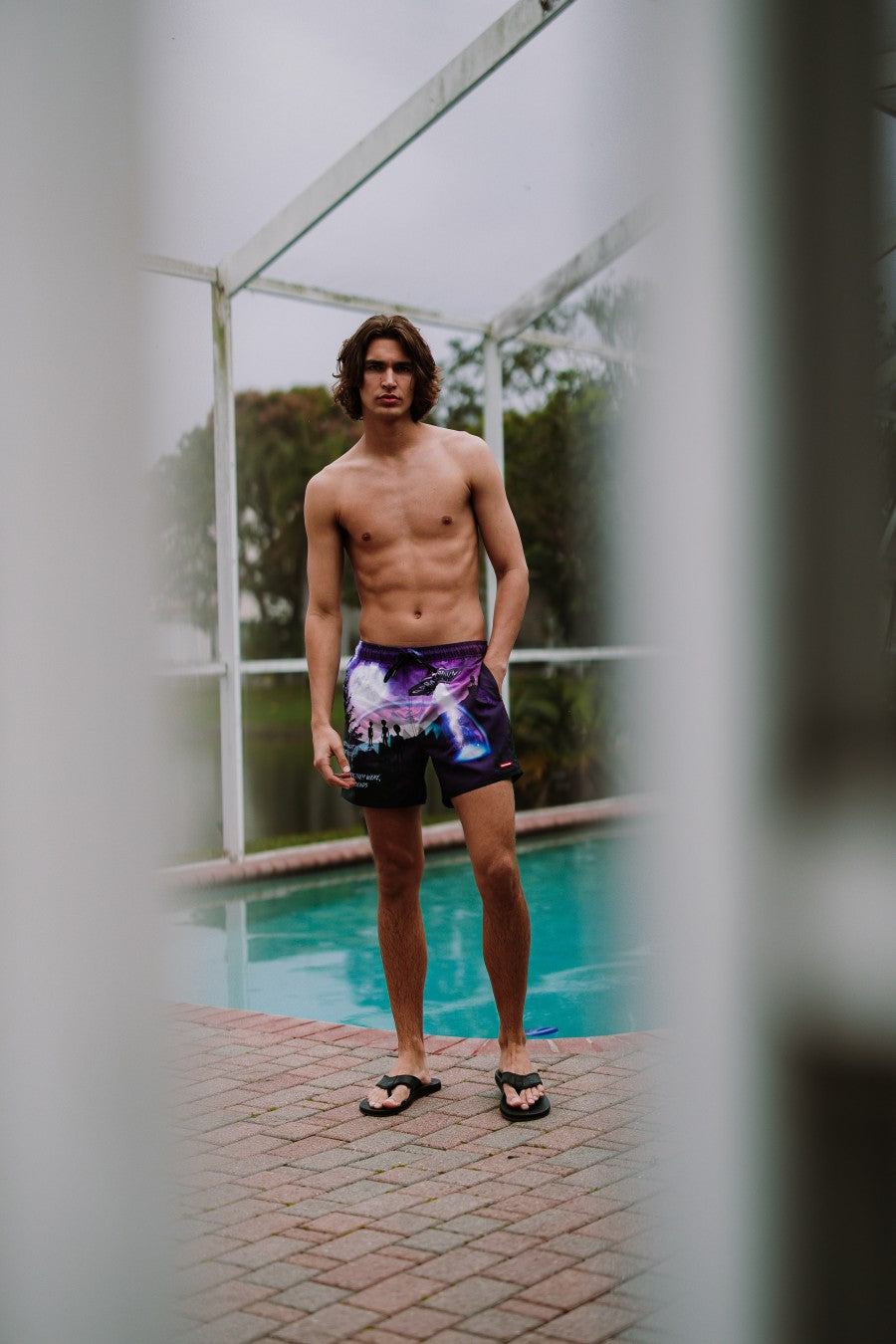 LATE ONE NIGHT SWIM SHORTS