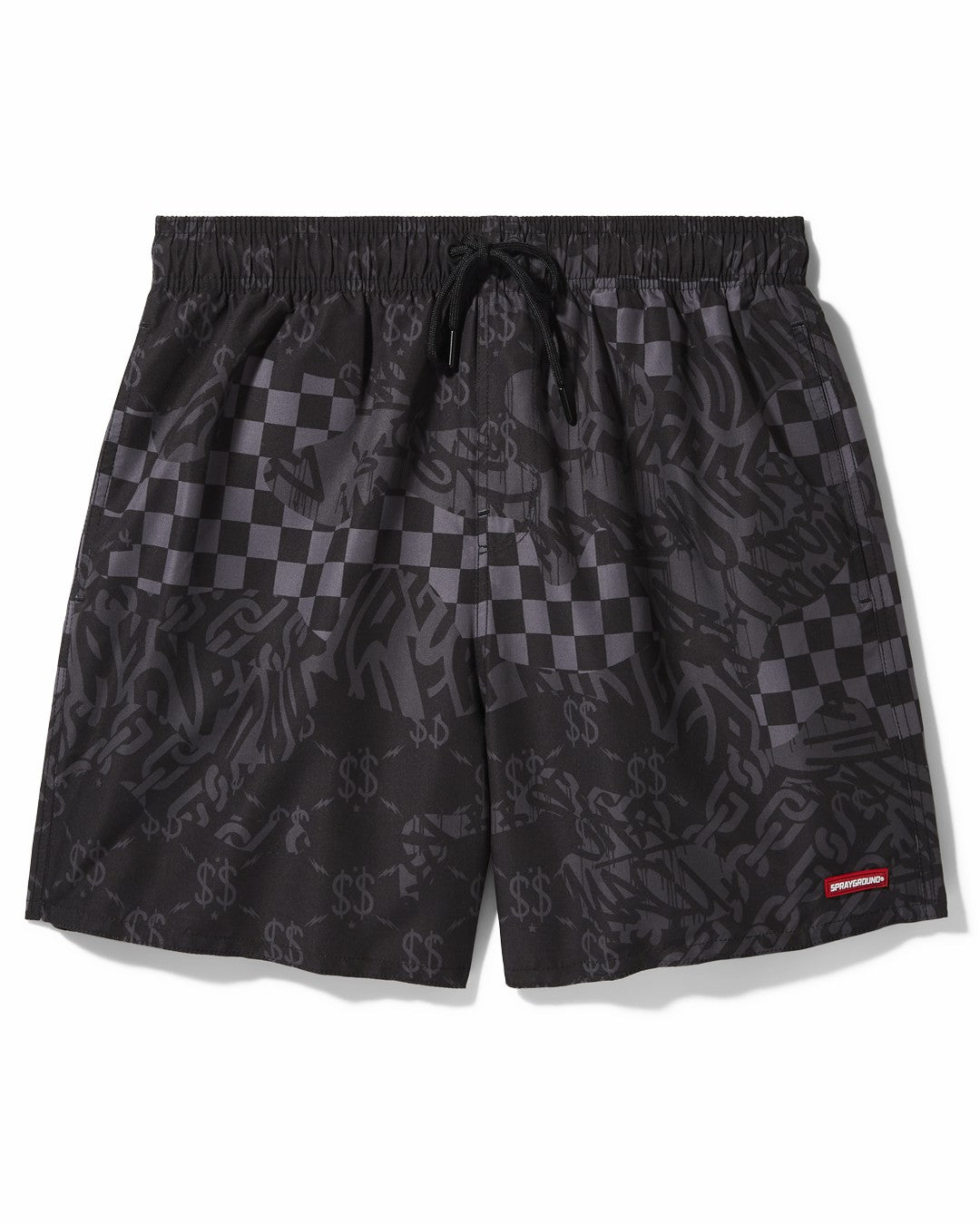 3AM CHECK SWIM SHORTS