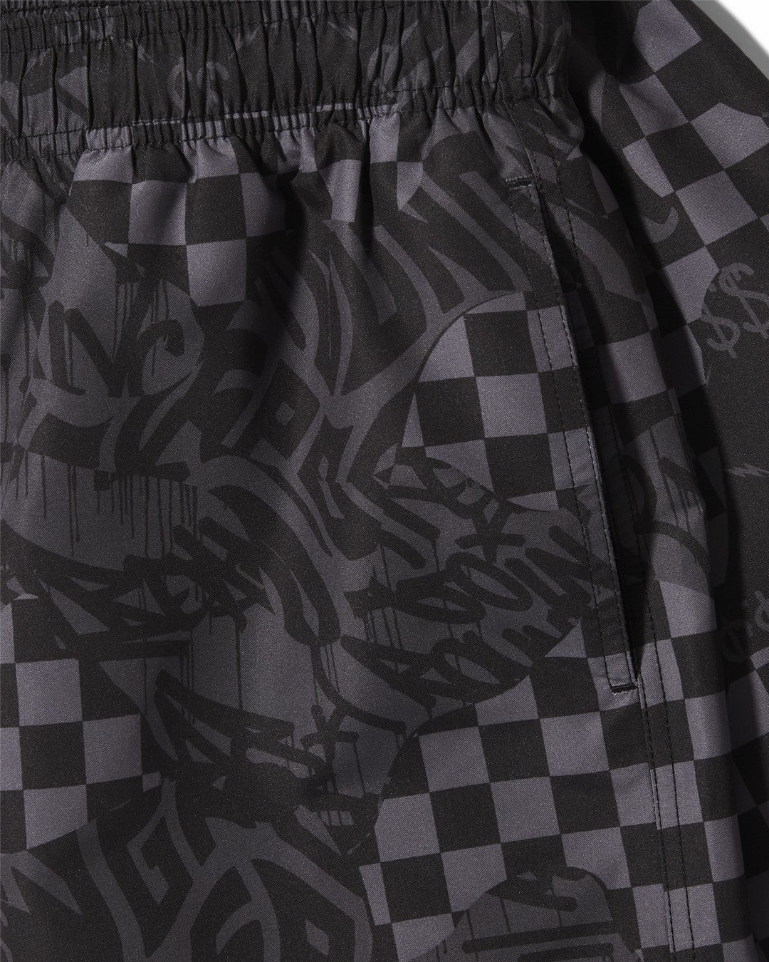 3AM CHECK SWIM SHORTS