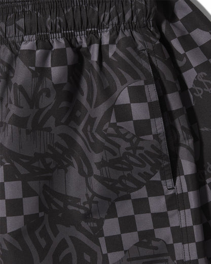 3AM CHECK SWIM SHORTS