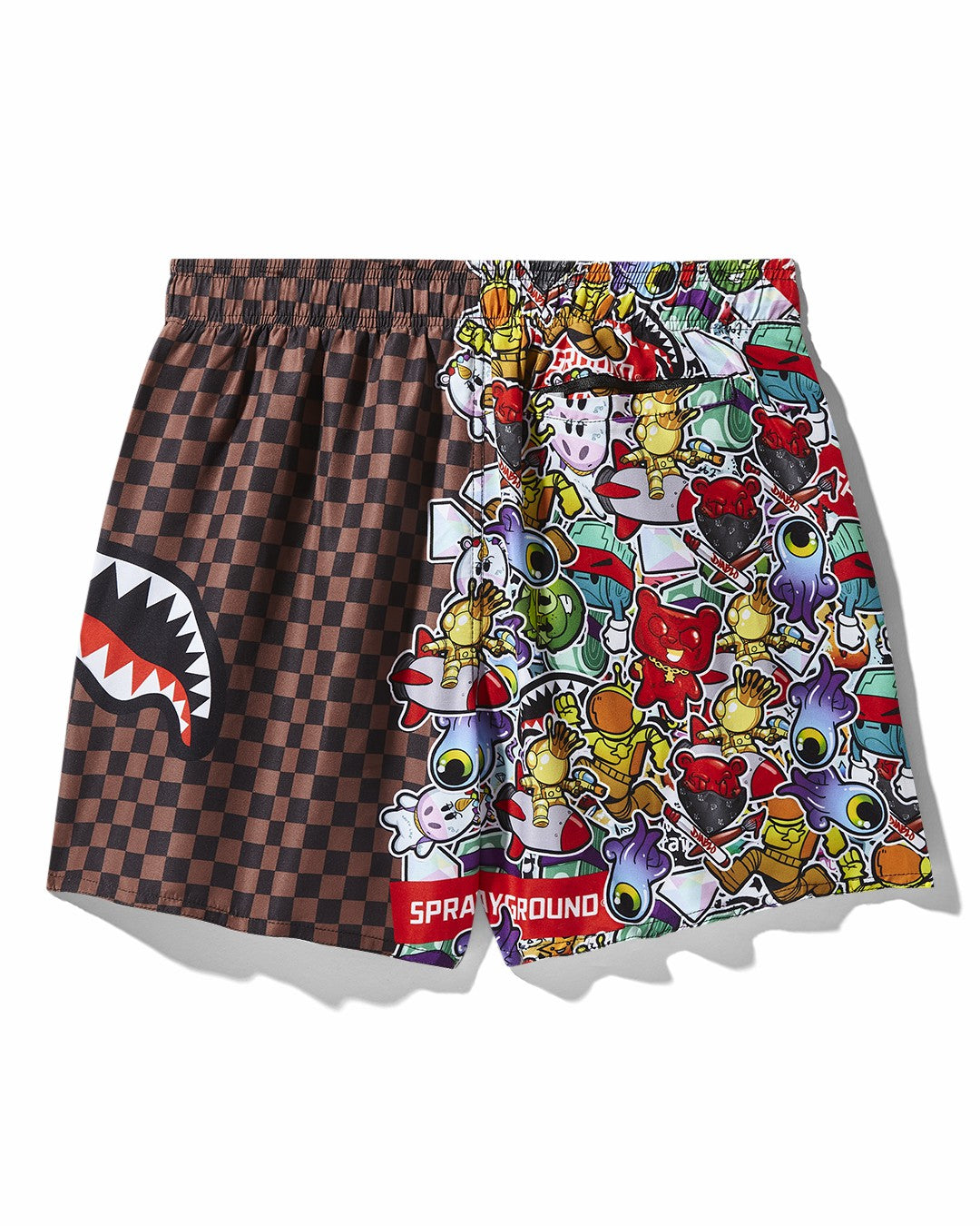STICKER CREW SWIM SHORTS