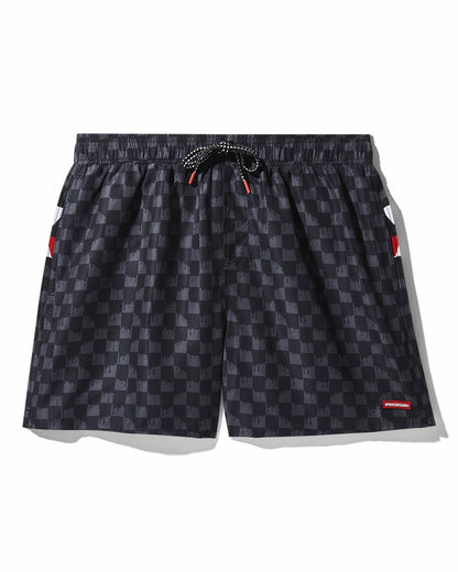 DRIP CHECK SWIM SHORTS