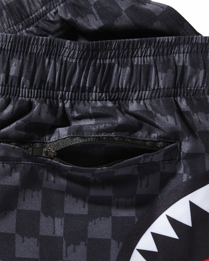 DRIP CHECK SWIM SHORTS