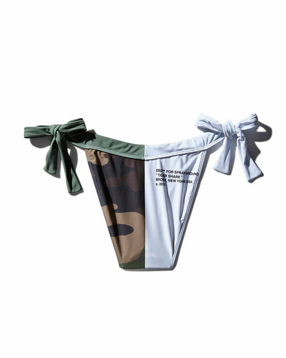 SPLIT BITE CAMO BIKINI