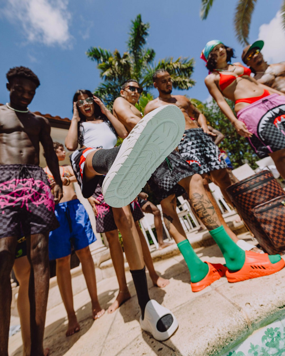 SHARK SLIDE (WHT)