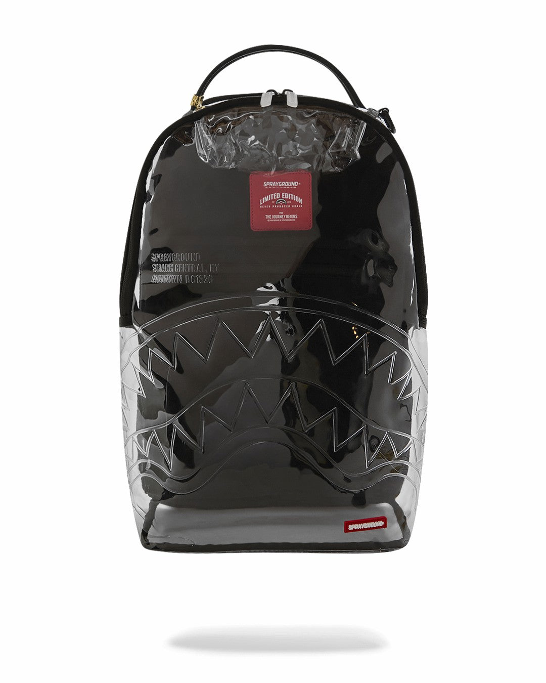 SHARK CENTRAL - CLEAR BACKPACK
