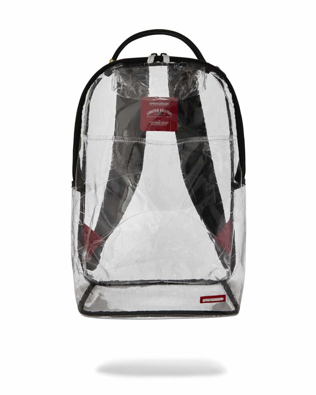 FULLY CLEAR EMBOSSED BOSS BACKPACK