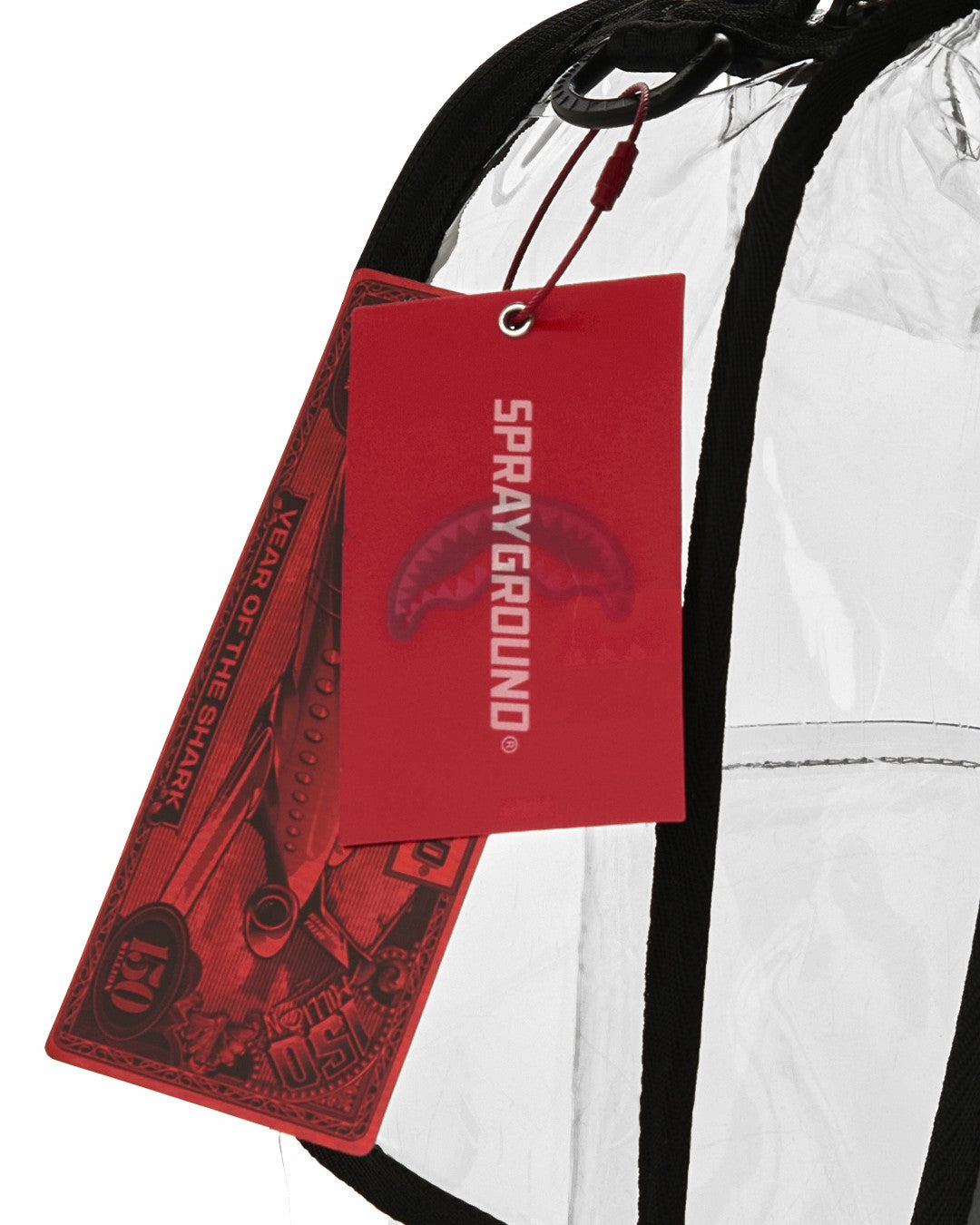 FULLY CLEAR EMBOSSED BOSS BACKPACK
