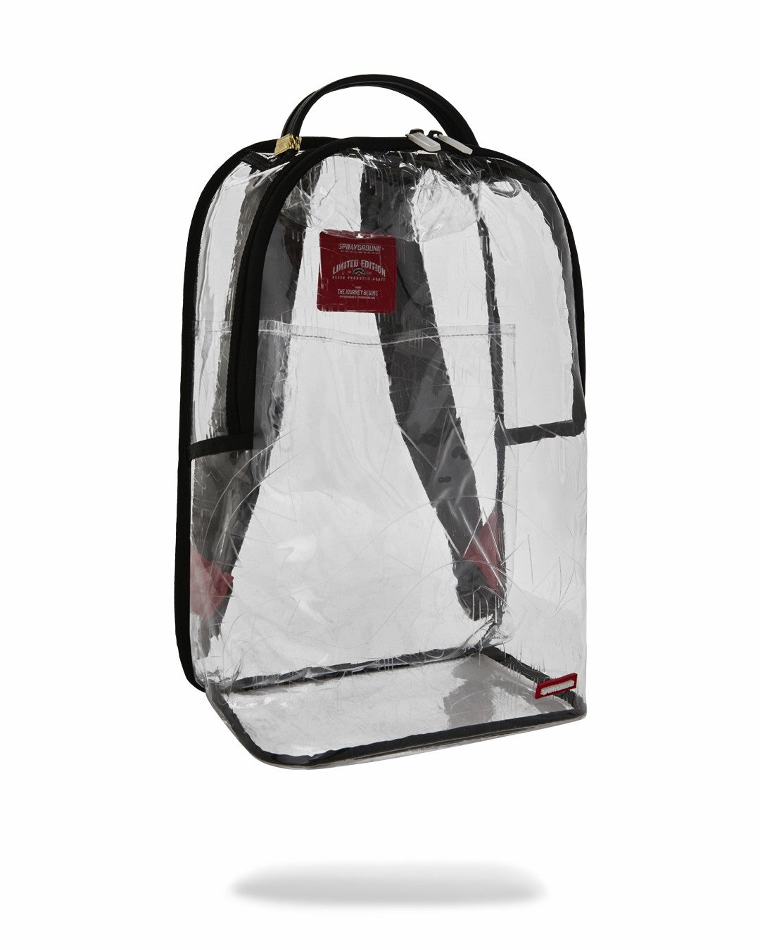 FULLY CLEAR EMBOSSED BOSS BACKPACK