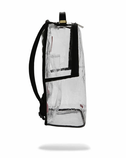 FULLY CLEAR EMBOSSED BOSS BACKPACK