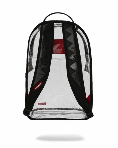 FULLY CLEAR EMBOSSED BOSS BACKPACK
