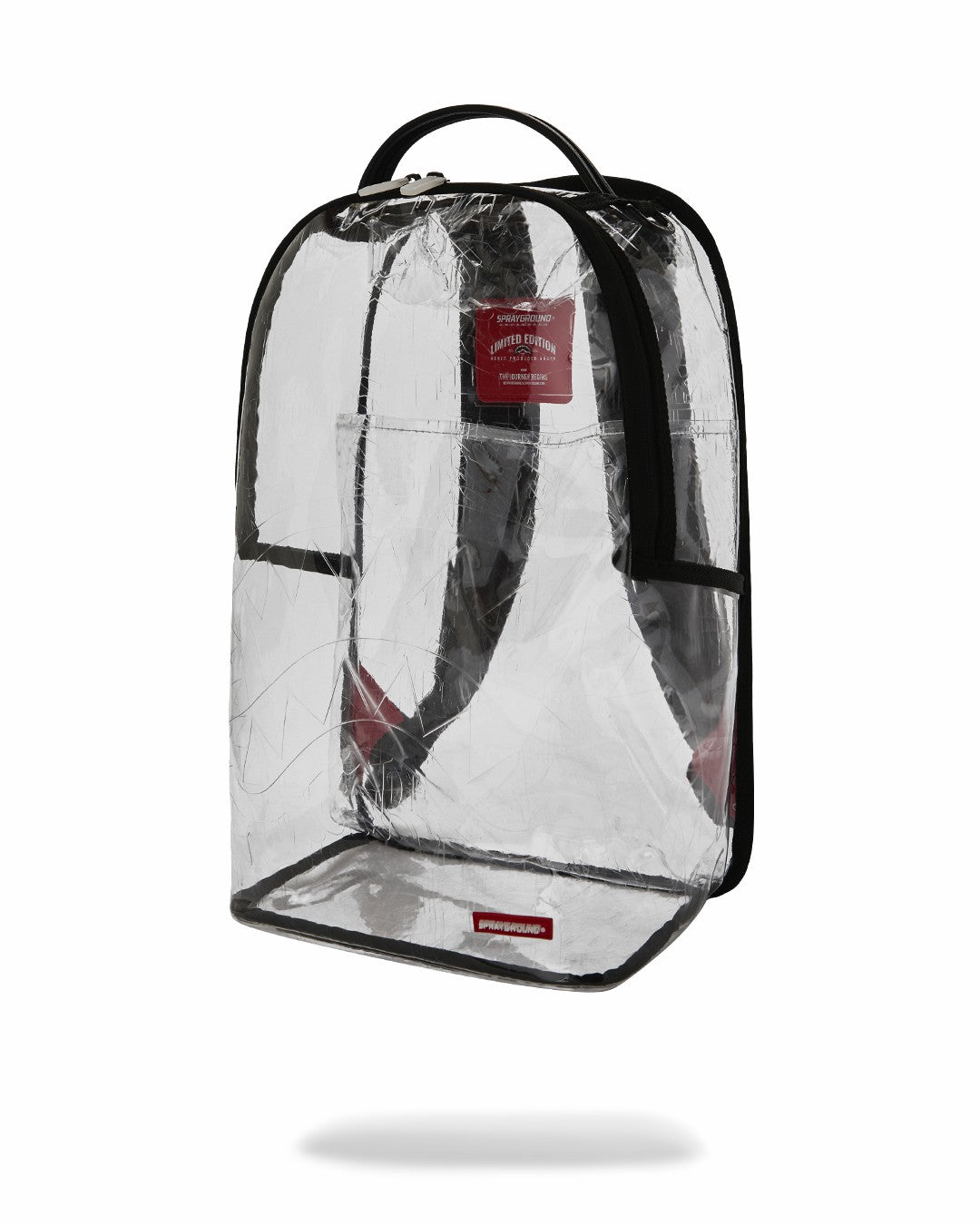 FULLY CLEAR EMBOSSED BOSS BACKPACK