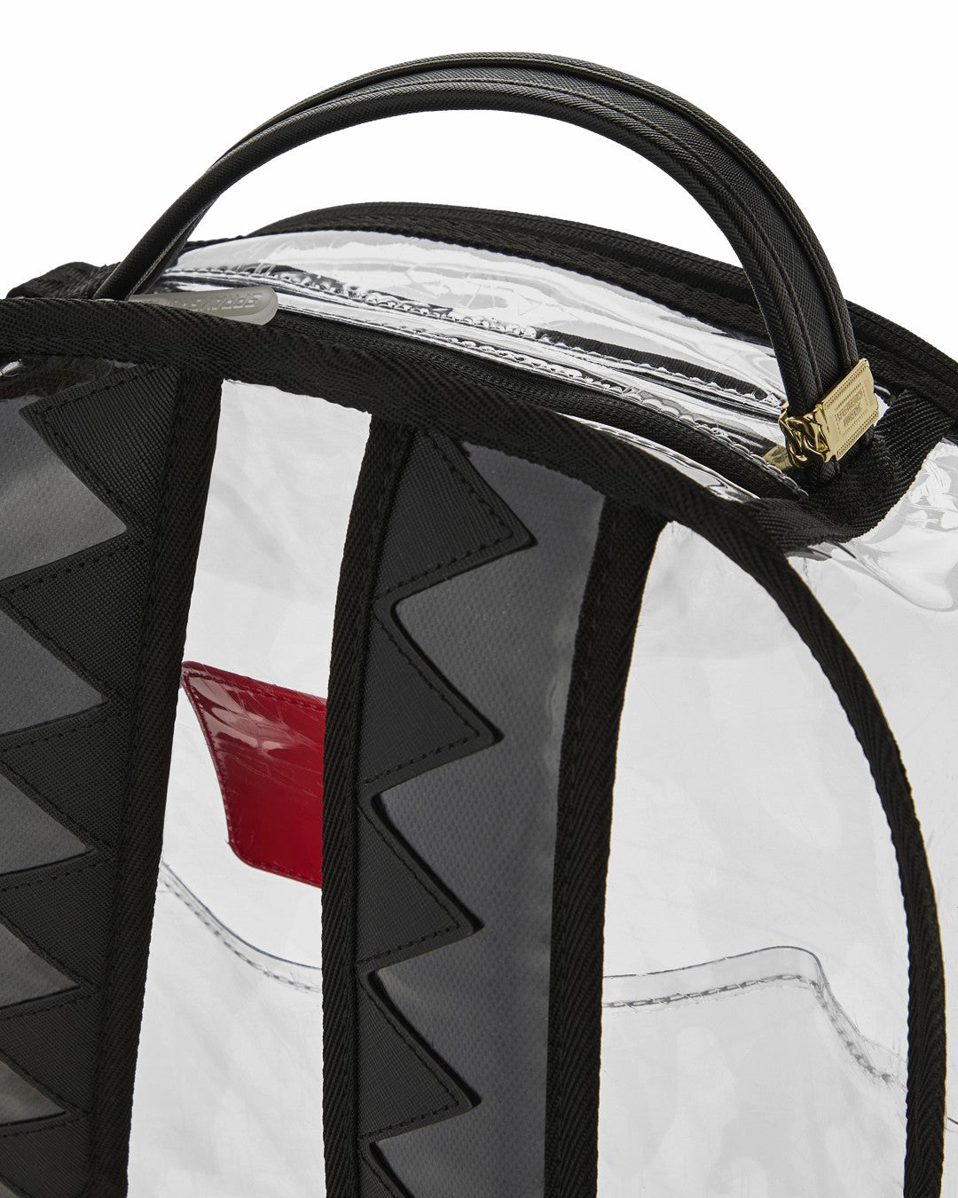 FULLY CLEAR EMBOSSED BOSS BACKPACK
